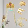 Women Egyptian Costume Accessories Egyptian Headpiece Snake Arm Cuff Wrist Bracelet Cuff For Theme Party Halloween