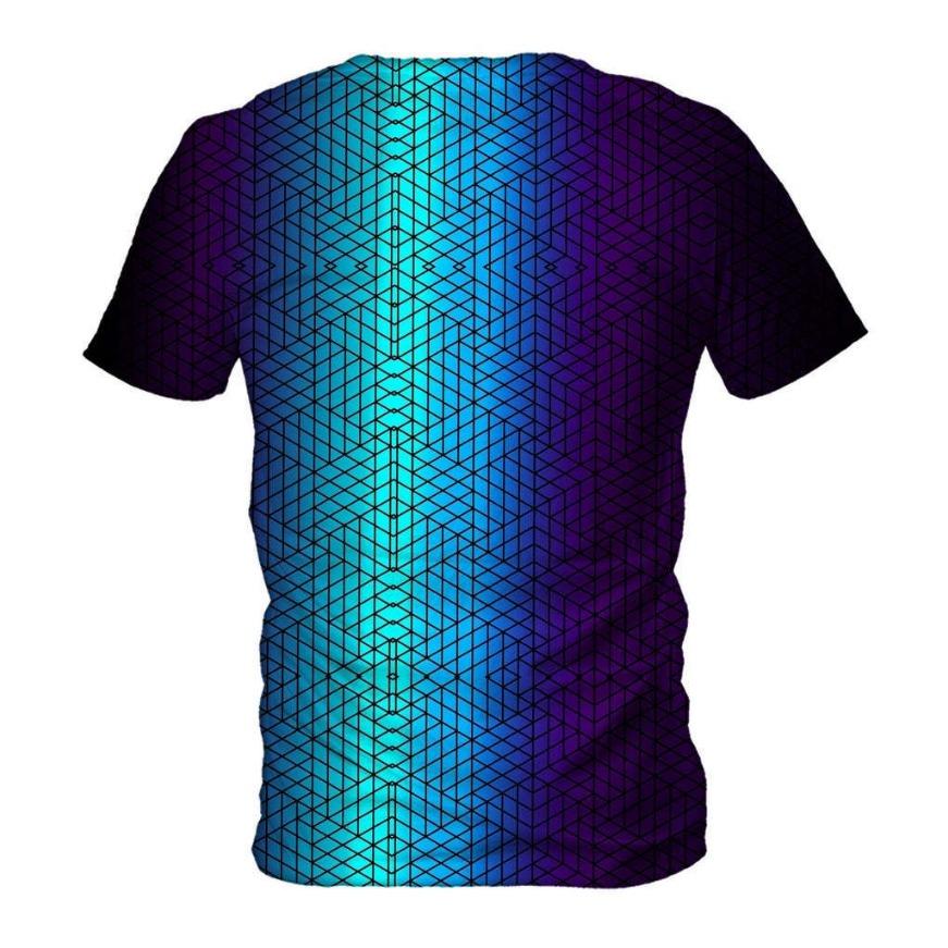 Men Summer O Neck Short Sleeve 3d Printed T Shirt Casual Breathable Tops