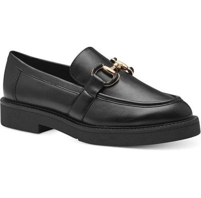 Женские слипоны Marco Tozzi Mokassins 2-24301-42 001 чёрные