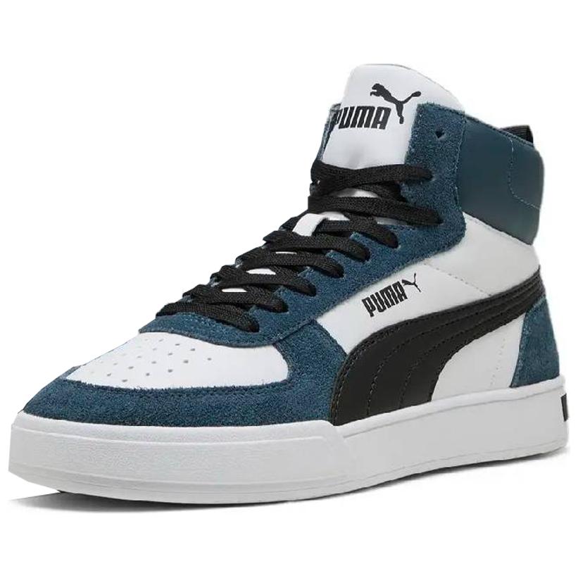 Puma Caven Mid Sd Comfortable Versatile Low-Top Sneakers Unisex Sneakers White Blue 401798-02