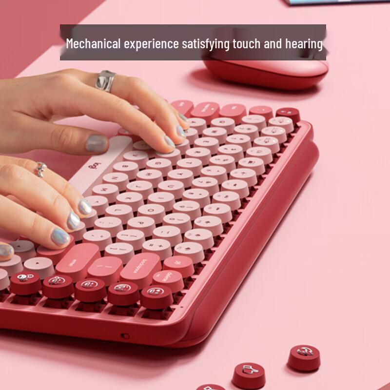 Беспроводная механическая клавиатура Logitech POP Keys с Bluetooth и двойным режимом работы
