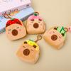 Kawaii Capybara плюшевый брелок мультфильм мини-кошелек для монет автомобиль школьная сумка кулон популярный модный милый подарок