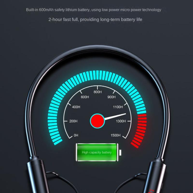 Новая подвесная шейная Bluetooth-гарнитура 5.0 позволяет вставлять карту и отображать стереобеспроводную Bluetooth-гарнитуру, сверхдлинный режим ожидания