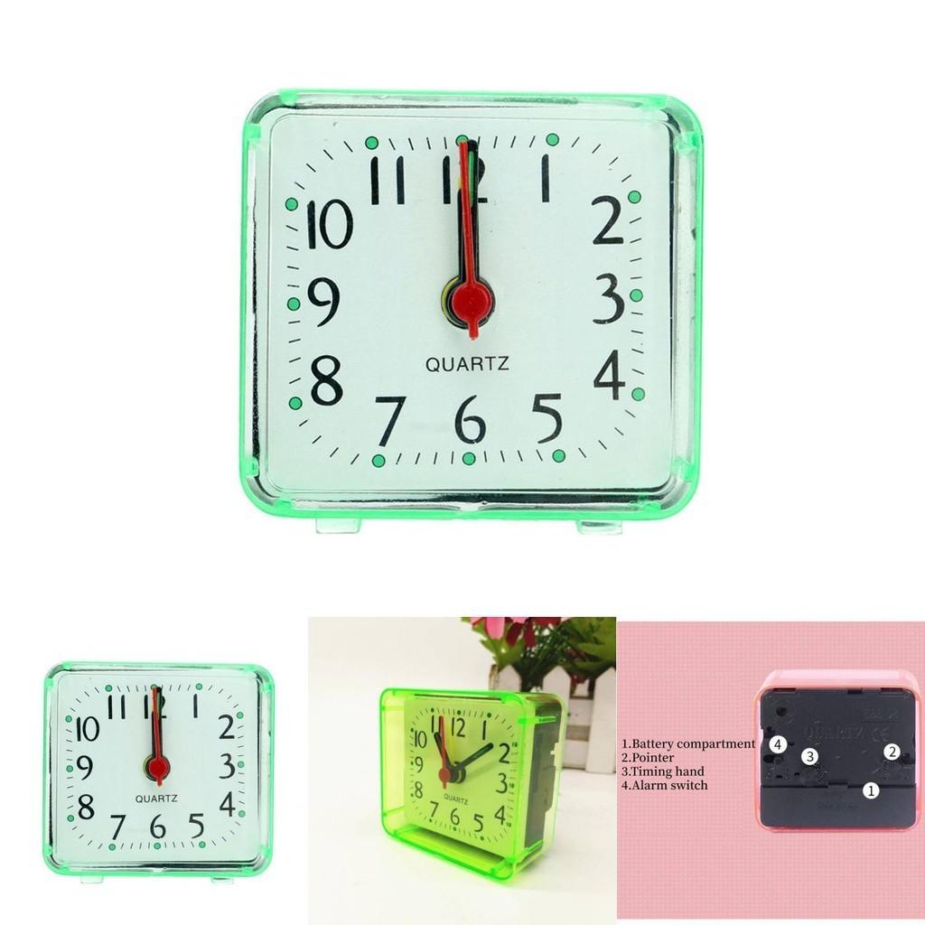 Modern Minimalist Bedroom Alarm Clock In Square Portable Design