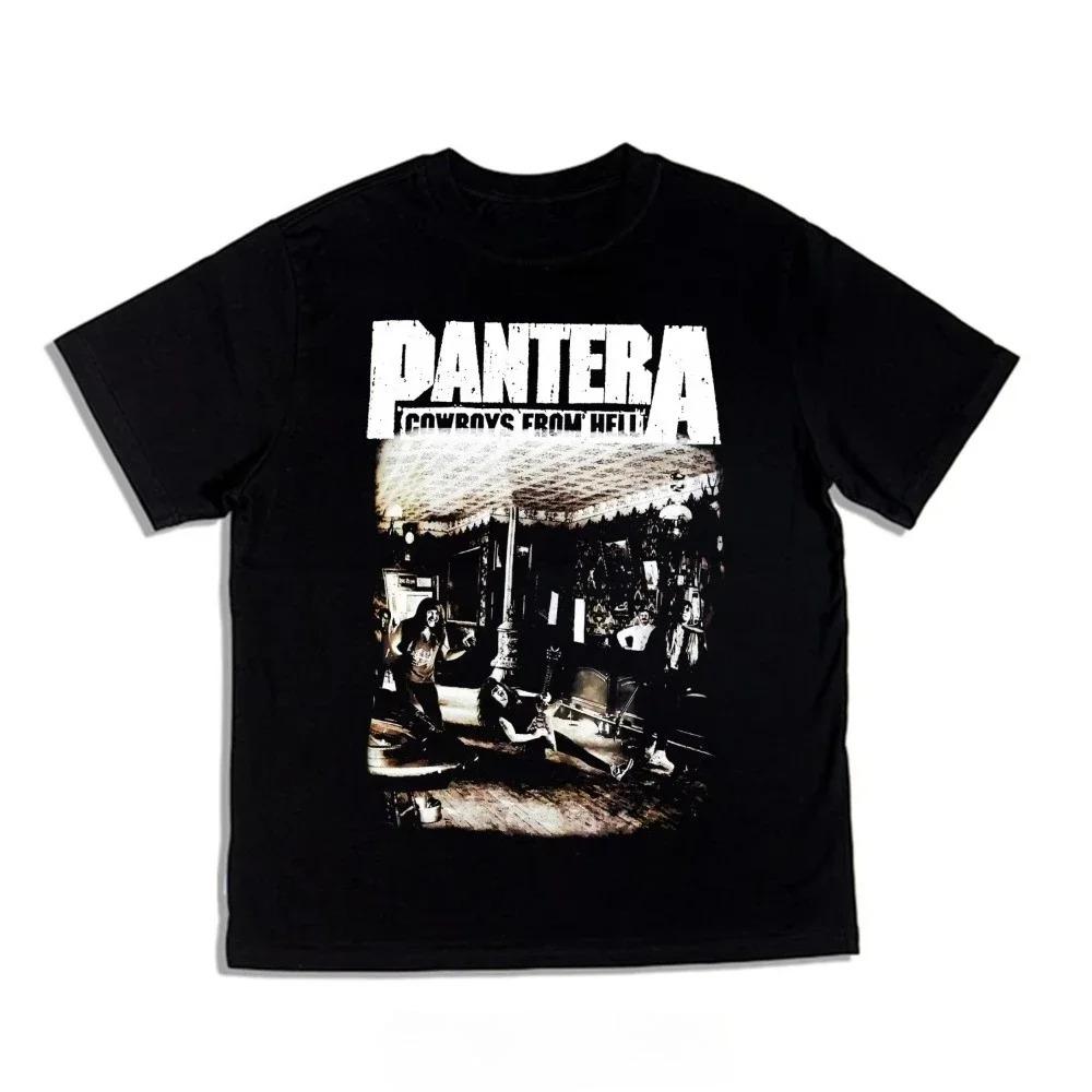 Pantera "5 Minutes Alone" Графический принт с шахтером Хэви-метал Грув-метал Группа Винтажная уличная футболка