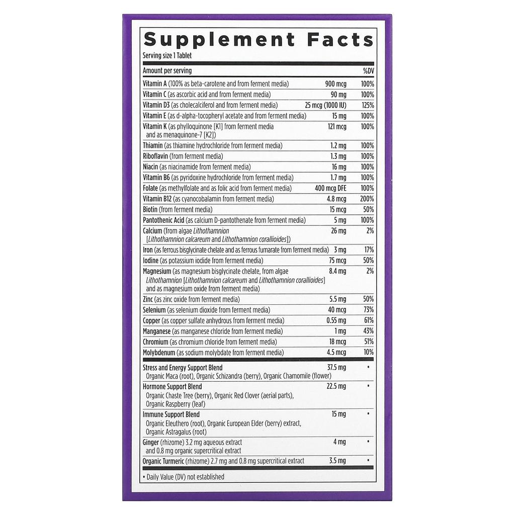 New Chapter All Women's Multivitamin, Once Daily, 48 Tablets