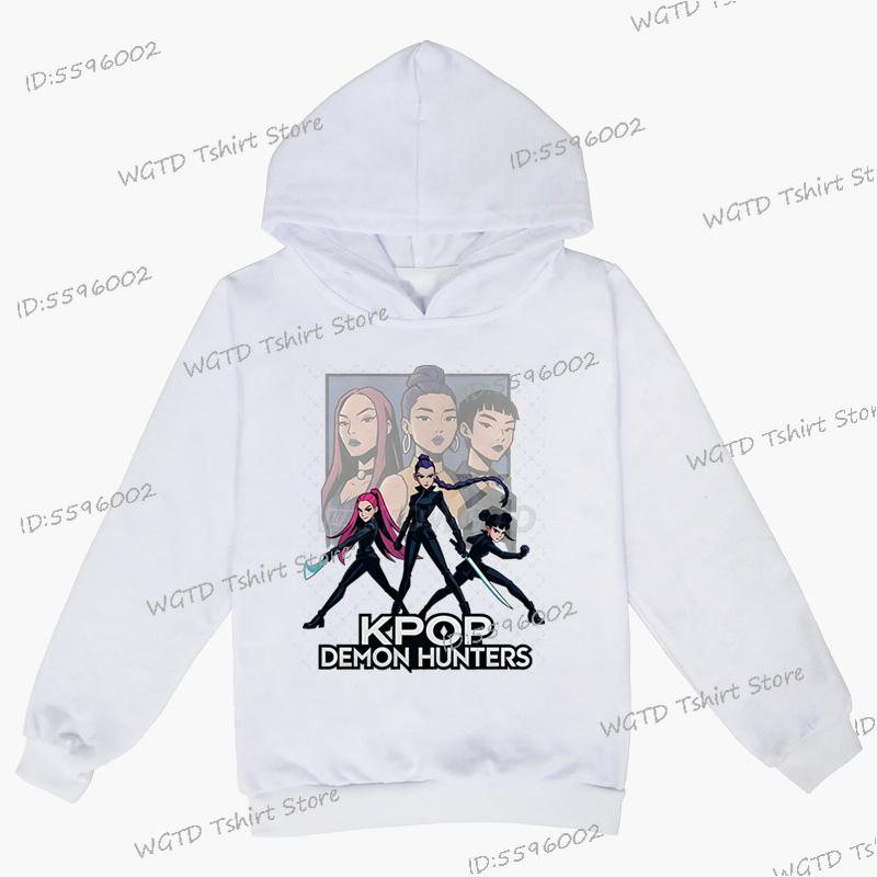 Girl Outfits Gifts KPop Demon Hunters Toddler Girl Boy Clothes 2025 Movie Graphic Sweatshirts K-Pop Demon Hunters Kids Clothes