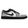 Jordan Air Jordan 1 Black Hole Product Abrasion Resistant Slip Resistant Low top Vintage Basketball Shoes Unisex Gray 553558-165(Team529-)