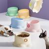 Elevated Pet Bowl Non-Slip Tilted Dog Food Dish Anti Vomiting Raised Pet Food Water Bowl for Medium Small Dogs Cats
