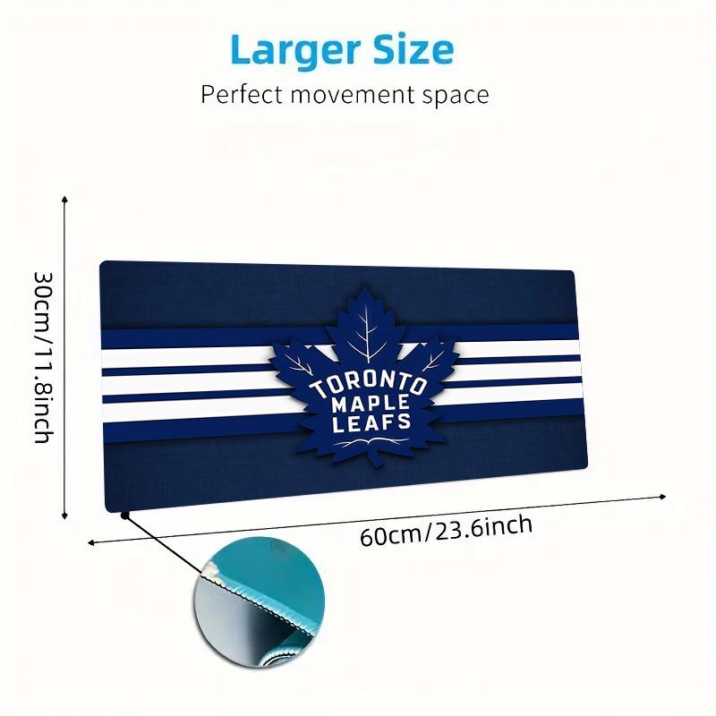 Toronto Maple Leafs2 Print Cushion Non-slip Laptop Tablet Big Mousepad XXL Mat Mini PC Playmat With Lock edge