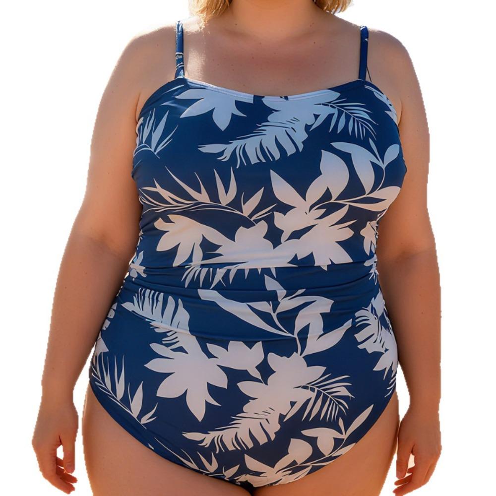 2026 Большой Размер Бразильский Бикини с Принтом Цельный Купальник Женский Европейский и Американский Популярный Производитель