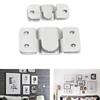 10pcs Stainless Steel Hanging Buckle Insert Picture Frame Mirror Frame Hanging Picture Buckle Bed Mirror Picture Frame Buckle