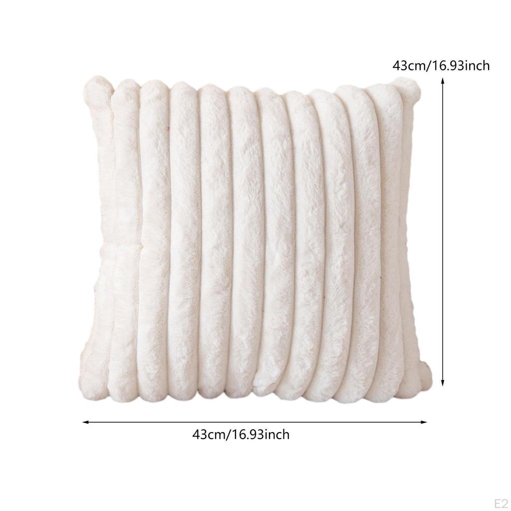 Чехол для подушки из плюша, стильный, простой, современный, квадратный чехол для подушки, наволочка для