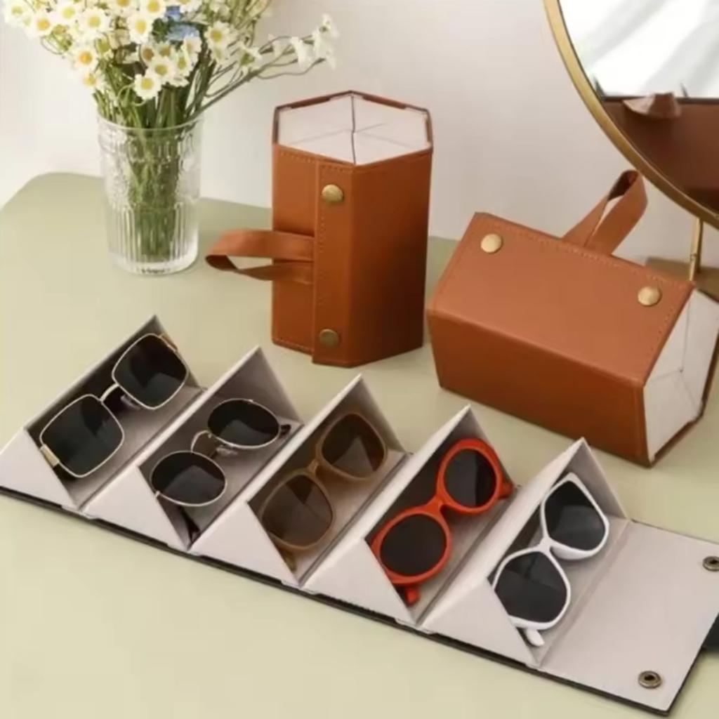 1pc-Sunglasses Organizer Travel Organizers Accessories Storage Box for Glasses Portable Jewelry Boxes Makeup Case