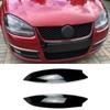 For VW GOLF 5 MK5 GTI R 2005 2006 2007 Car Headlights Eyebrow Eyelids Cover Carbon Fiber Sticker Decorative Accessories