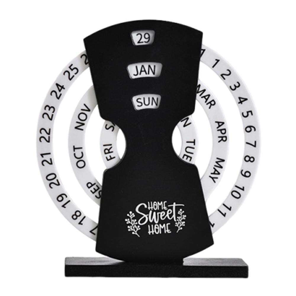 Adjustable Perpetual Calendar Creative Moon Ferris Wheel Desktop Calendar Home