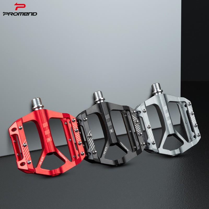 Aluminum Alloy Bicycle Pedals With Sealed Bearings Large Platform Non-Slip Surface Mountain Commuter Bikes