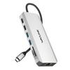 WAVLINK USB C Hub Triple Laptop Multiport 4K Dual 4K 100W PD 5Gbps Slot Monitor, док-станция 12-в-1, адаптер, HDMI, DP, IN, USB3.0, USB2.0, RJ45, SD/TF