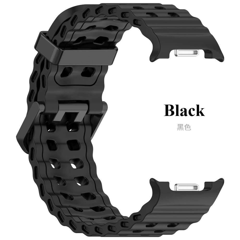 Marine Band For Samsung Galaxy Watch 8 Classic 46mm Sports Silicone Strap For Galaxy Watch 8 40mm 44mm Watchband Bracelet Accessories