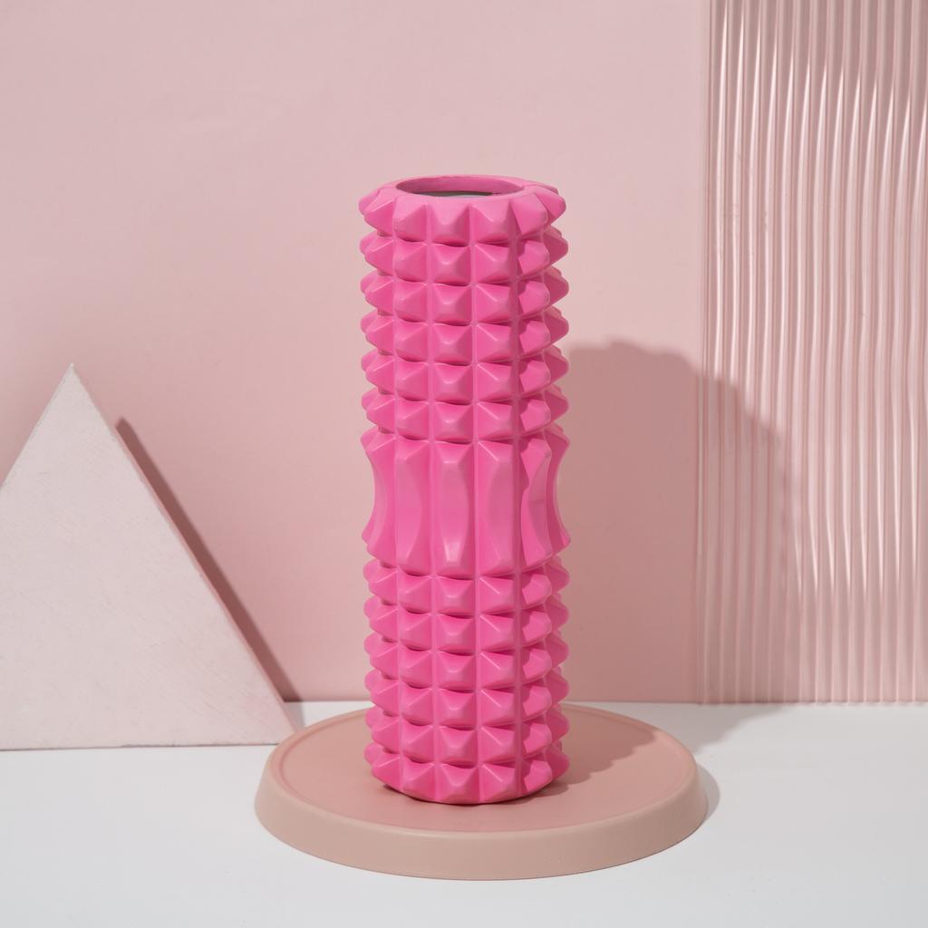 Connors Solid Foam Shaft Muscle Relaxation Skinny Leg Roller Massage Yoga Column Auxiliary Tools Supplies Equipment.
