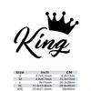 Автонаклейки CROWN KING, Модные водонепроницаемые виниловые наклейки, Автонаклейки, Аксессуары для стайлинга автомобиля