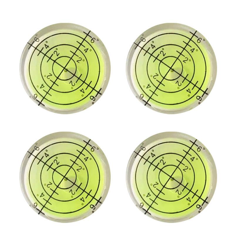 Spirit Level Bubble High Precision Green Circular Bubble Level Bullseye Laser Level Bubble Mini Measuring Instruments Tool
