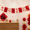 Snake Year Chinese New Year Banner Cartoon Bunting Good Luck Streamer  New Year Decorations