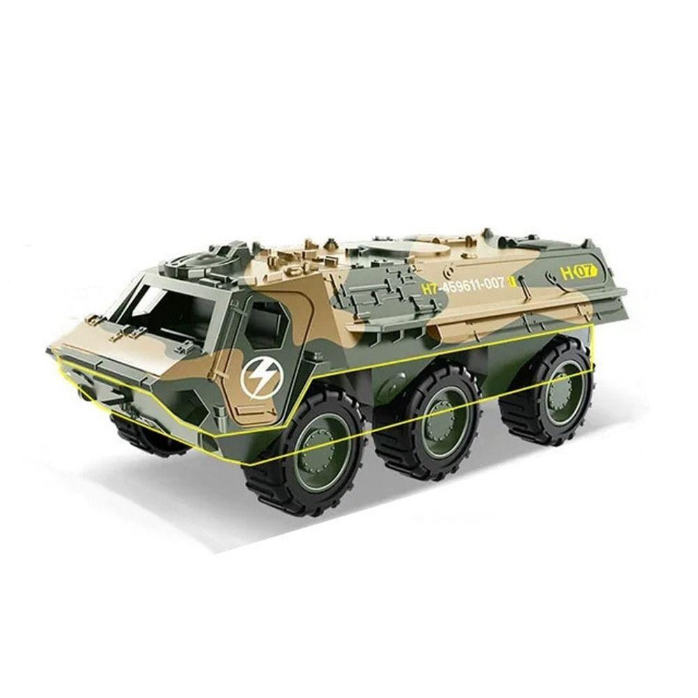Simulation Tank Model Car Model Toy Armored Vehicle Toy Ornaments Pull Back Cars Children's Toy