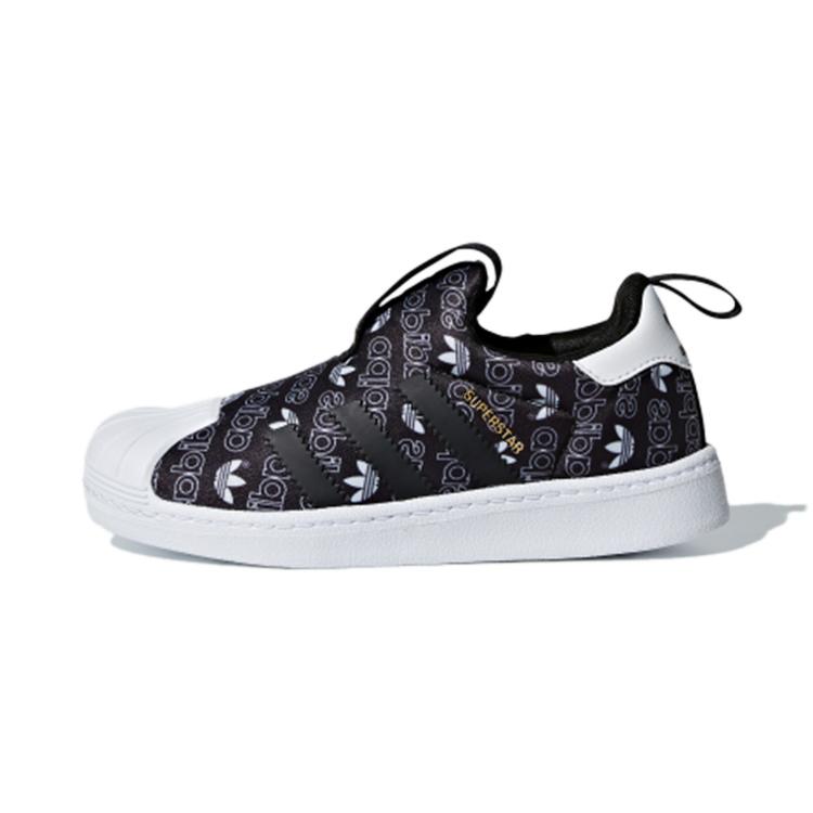 adidas Оригиналы SUPERSTAR 360 C Кожаные Повседневные Устойчивые к истиранию Низкие Кеды для Скейтборда Черно-белые B75608