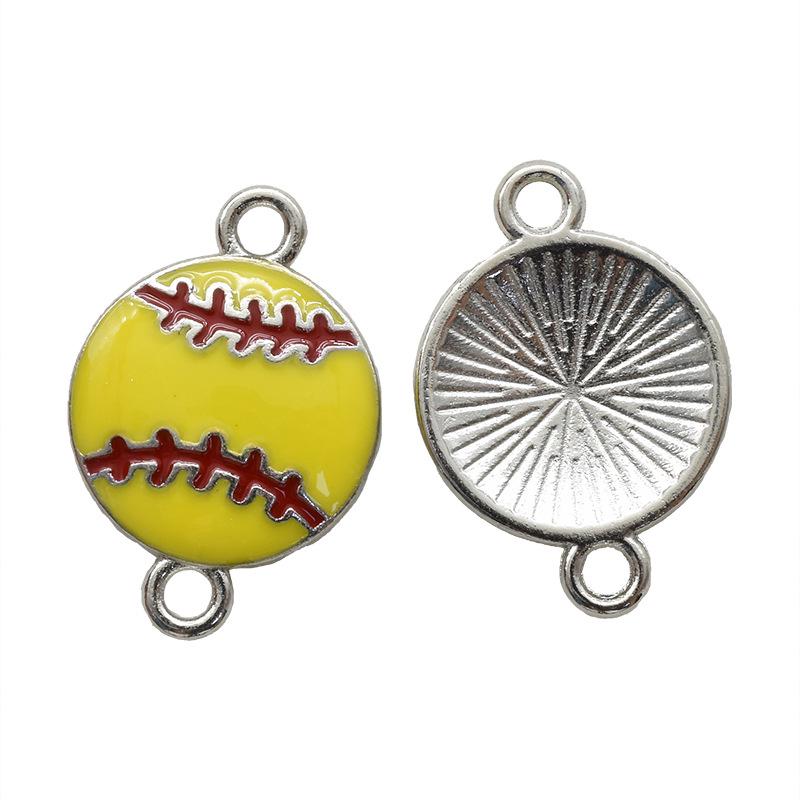 Ретро Подвеска с Двойной Подвеской в Виде Спортивных Мячей, Сплав, Ювелирный Аксессуар