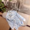 New national style pajamas women's ice silk new Chinese bamboo forest wind women's loungewear suit can be worn outside