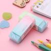 Stationery  Durable Professional  Soft  Rubber Erasers Cube  Pencil Eraser Jelly Colored