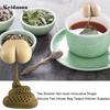 Puntos Silicone Poo Turd Shape Tea Strainer Filter Infuser Prank Trick Props Drink Tool