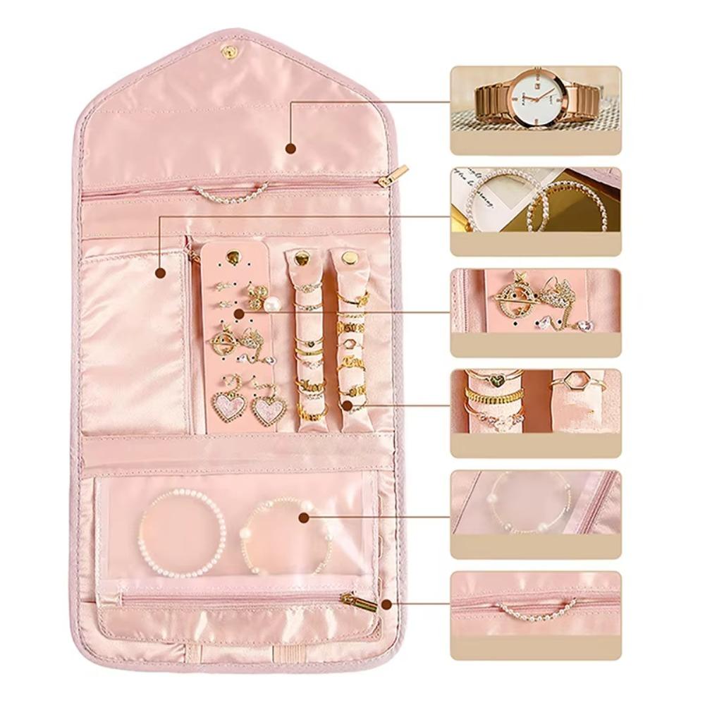 Органайзер для ожерелий Органайзер для ювелирных изделий Чехол для браслета Сумка-клатч Подарочные принадлежности для вечеринок