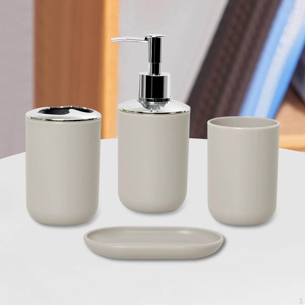 Аксессуары для ванной комнаты, ополаскиватель для полости рта, современный подарок на новоселье, декоративный дозатор мыла