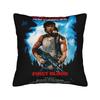 John Rambo Movie Classic Red Text Logo Pillowcases Novelty Pillow Case For Living Room Sofa Comfy Pillow Cover