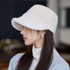 Women's Retro Plush Burr Equestrian Hat Versatile Windproof Warm Hat Autumn and Winter New British Style Hat