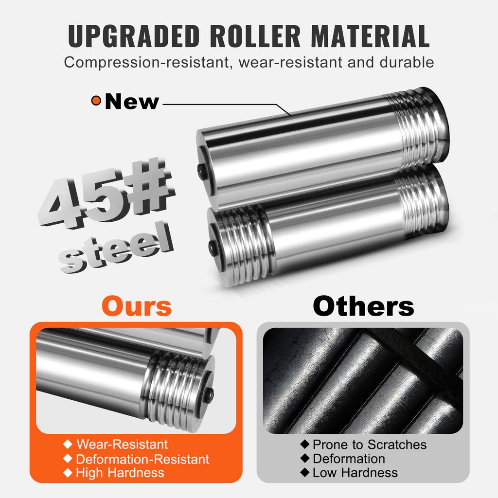 SucceBuy 45/57/75/76 mm Jewelry Rolling Mill Machine 3in1 Multi-function Rolling Mill for Metal Jewelry Making Sheet Square Wire