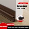 Durable Windproof Door Bottom Seal Strip SoundProof Self-Adhesive Door Gap Baffle Soft Dustproof Waterproof Seal Strip Hotel