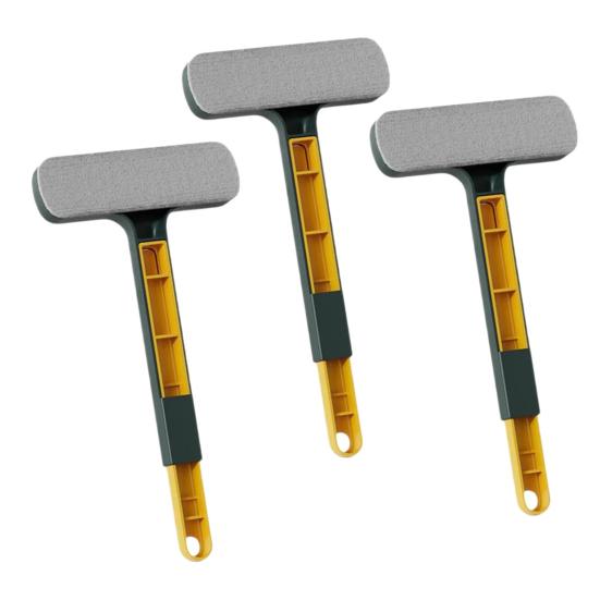 2 in 1 Window Screen Cleaning Brush with Extendable Handle Removable Lightweight Reusable Screen Cleaner Handheld Window Cleaning