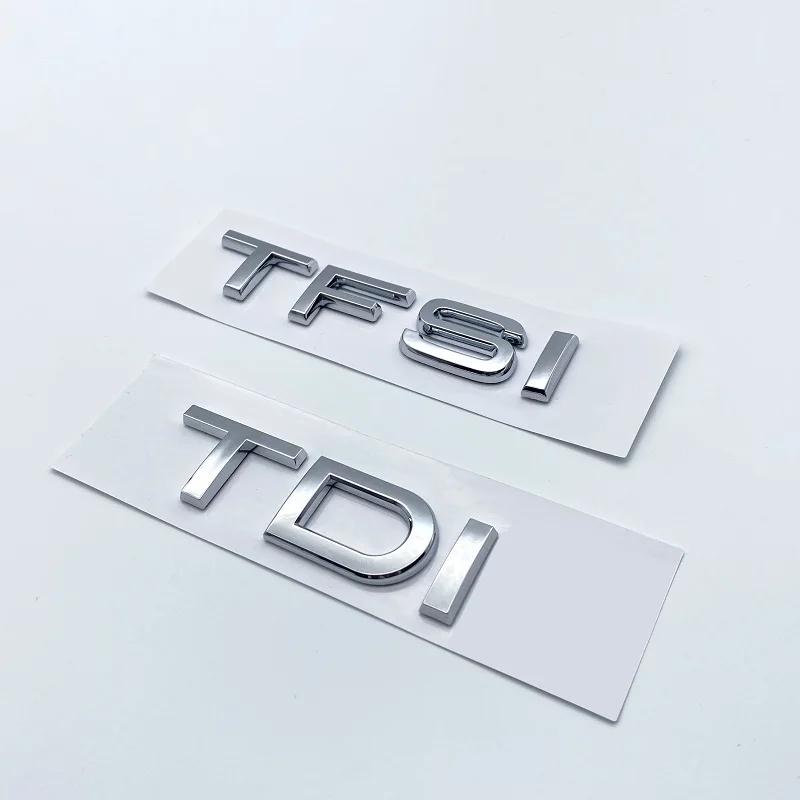 2026 Hot Chrome Silver ABS Numbers Letters Q2 Q3 Q4 Q5 Q6 Q7 Q8 TDI TFSI 2.0T Emblem For Audi Q series Car Fender Trunk Rear Logo Sticker