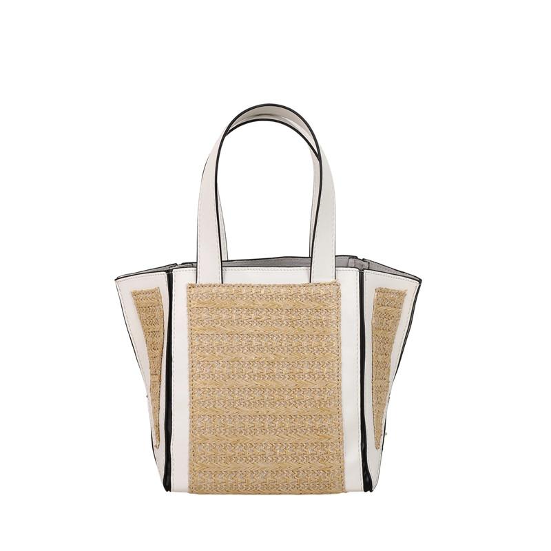 2025 Summer New Creative Straw Woven & PU Handbags Stylish Design Hot Trendy Sense of Luxury Simple Fashion Handbags for Women