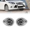 Хромированная крышка противотуманной фары дневного света DRL для Ford Focus 3 2012 2013 2014 Focus с переключателем проводов