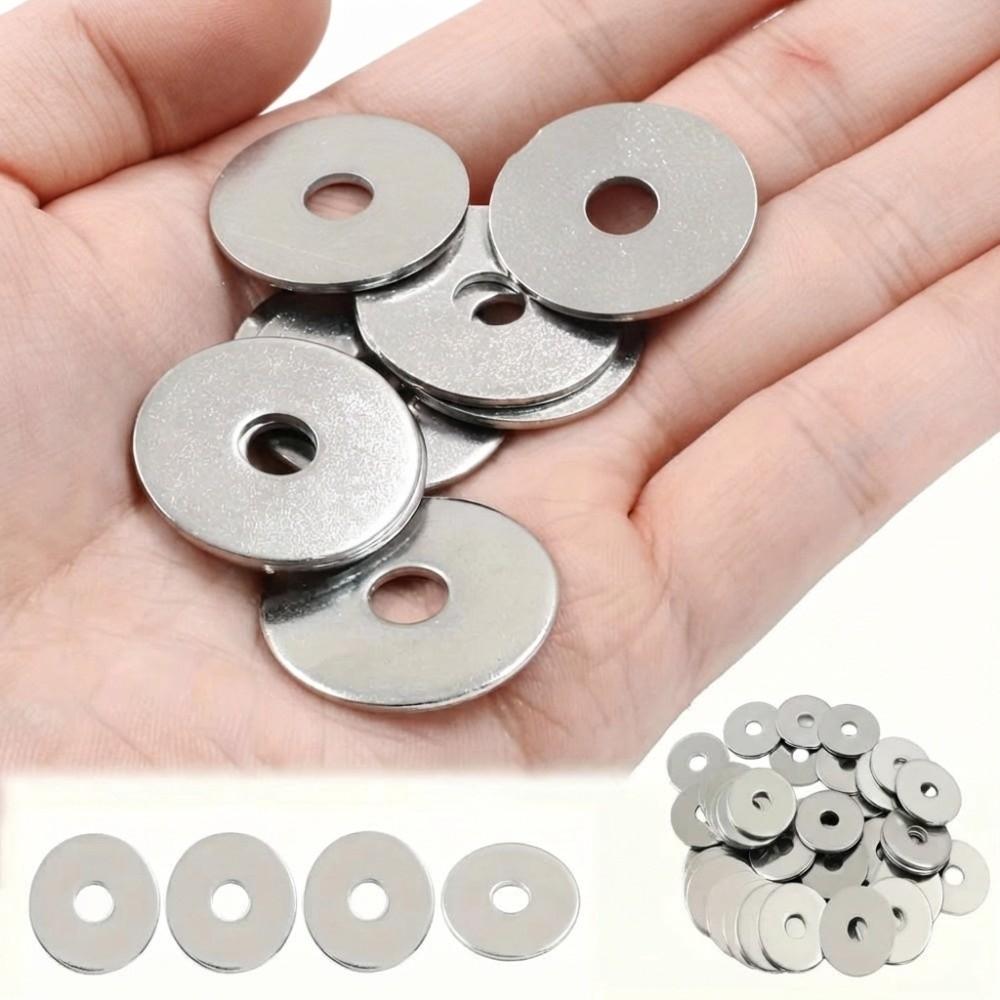 180PCS Flat Design Stainless Steel Sealing Gasket Sump Plug Washer Kitchen Applications
