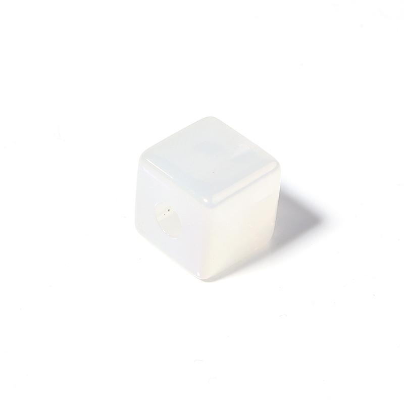 10Pcs New Acrylic Square Fluorescent Beads Cute Large Hole Loose Spacer Bead Diy Bracelets Jewelry Women Charm Accessories