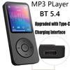 1.8 Inch MP3 Player Type-C Portable Walkmen Bluetooth 5.4 Compatible E-Books Recording Sports FM Radio Music Player 2024 New