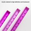 20CM Cube Ruler Transparent Scale Ruler High Quality Measurement Drawing Tool  Students Gift