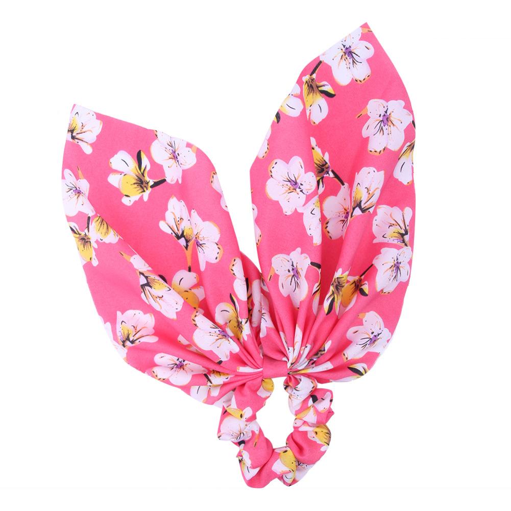 Silky Satin Hair Bows Women Knotted Hair Ties Elastic Bands Satin Hair Ribbon Scrunchy Red Ponytail Holder for Girls Oversized