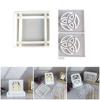 2pcs Creative Celtic Knot Candle Holder Silicone Mold Set Sturdy Display Ornament Mould for DIY Crafts and Home Decors