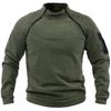 Stand Collar Men's Hoodie Autumn and Winter Warm Loose Solid Color Outdoor Warm Breathable Tactical Men's Wear